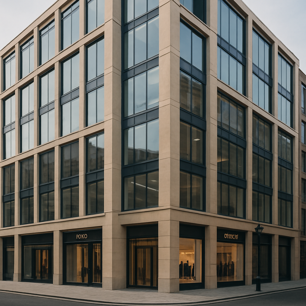 Premium London office development with street-level retail